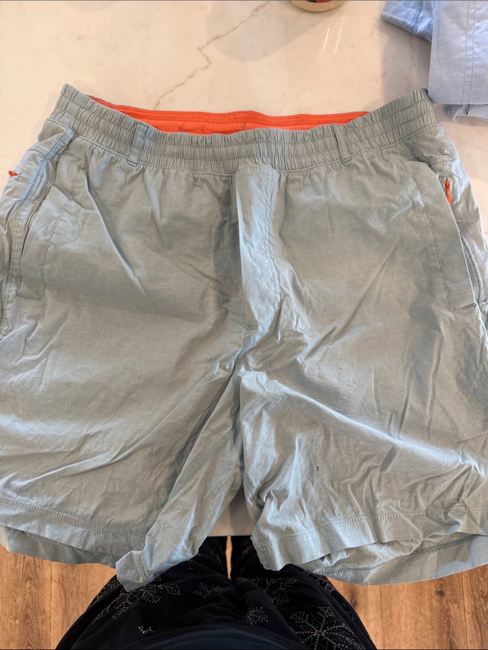 Birddogs Light Grey Shorts with Coral Lining